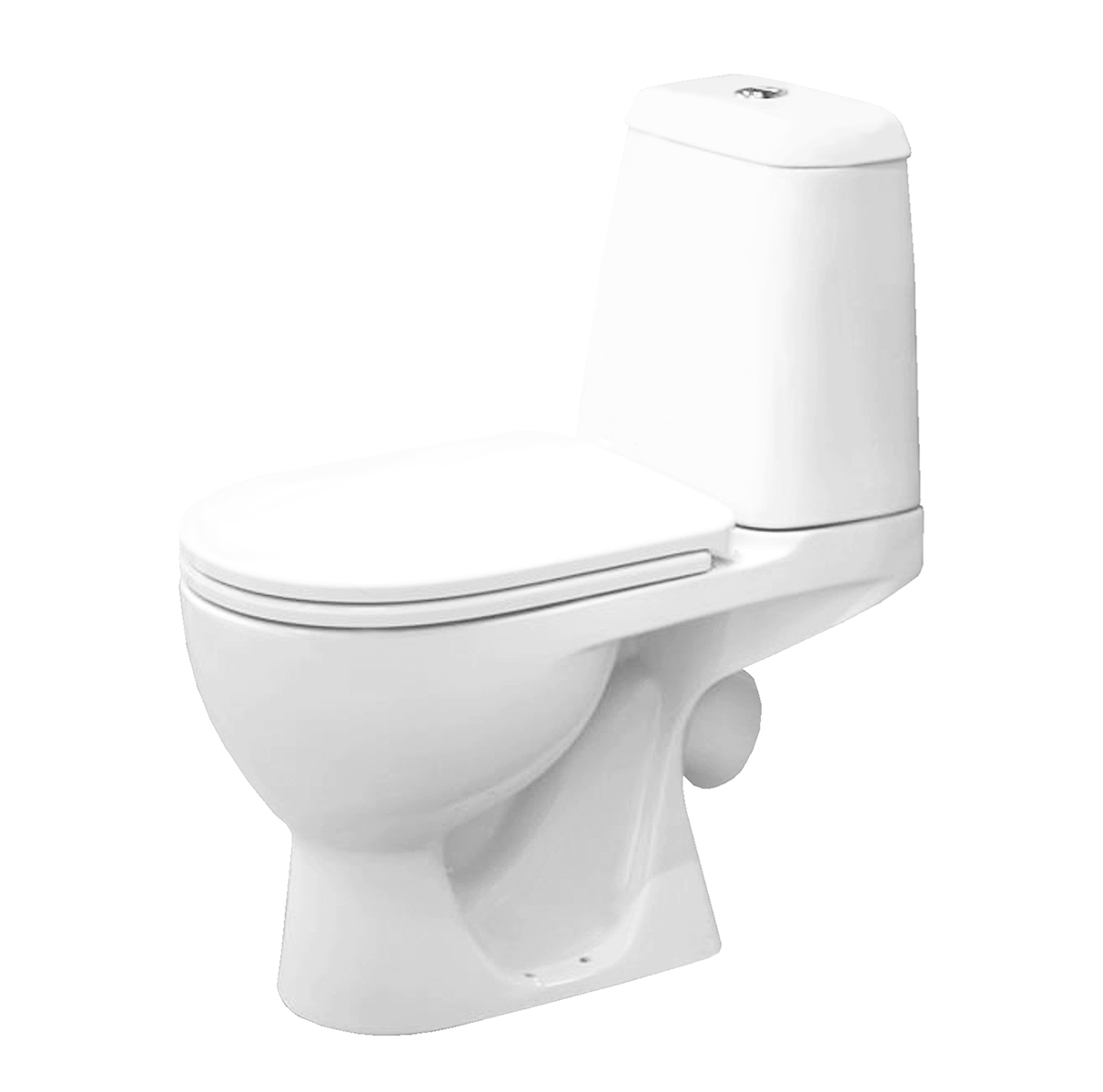 Унитаз-компакт Sanita Luxe Max SL DM, косой выпуск, сиденье с микролифтом