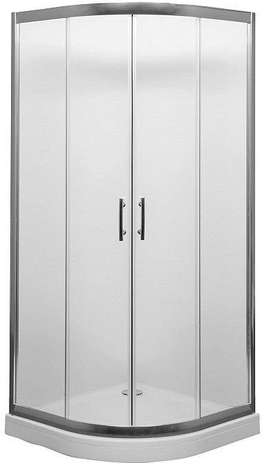 Душевой уголок Aquanet Alfa NAA2142 100x100, R550, стекло прозрачное, профиль хром