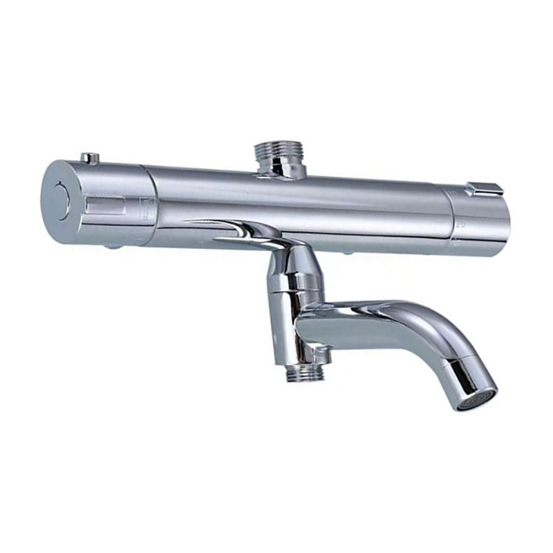 Смеситель Melodia Rock MDV32003 термостатический, с изливом, для душевой системы MSC00110С, без душевого гарнитура, хром глянцевый