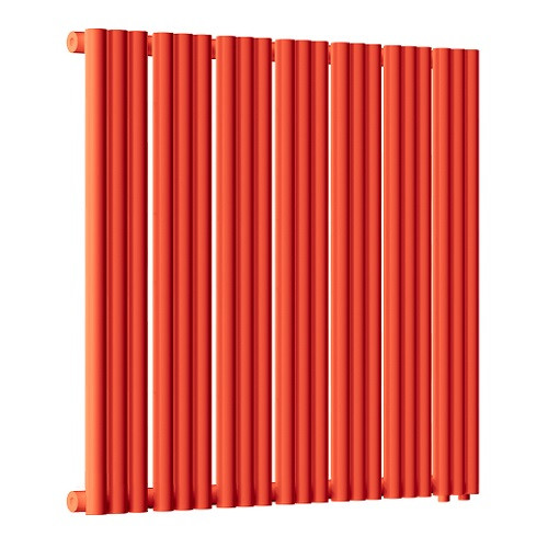 Радиатор стальной Empatiko Takt R1-832-500 Scarlet Red 832x536 21 секция, вертикальный 1-трубчатый, нижнее правое подключение, красный рябиновый