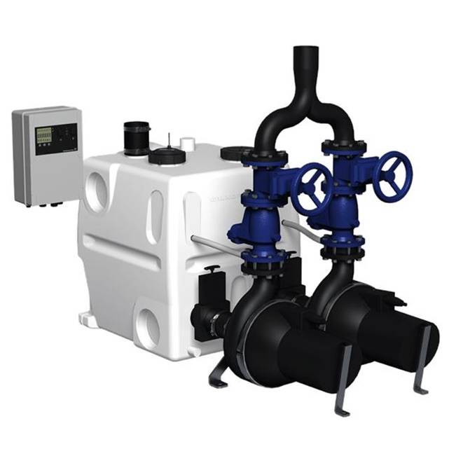 Часть 2 канализационной насосной установки Grundfos Multilift MD1.80.80.40.4.51D/450.SL