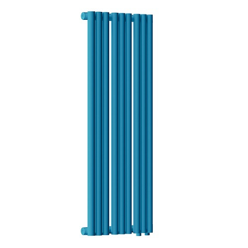 Радиатор стальной Empatiko Takt R1-352-1750 Night Blue 352x1786 9 секций, вертикальный 1-трубчатый, нижнее правое подключение, синий вечерний