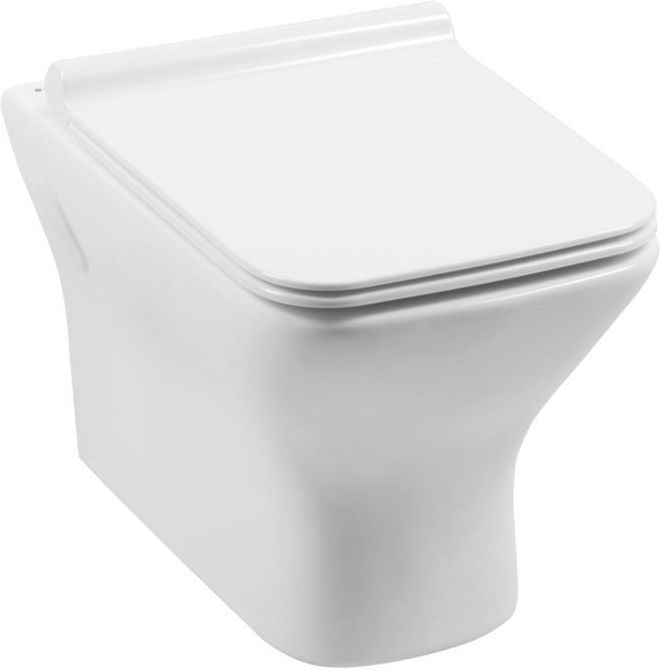 Унитаз подвесной Aquanet Rimless Cube-W CL-12248D безободковый