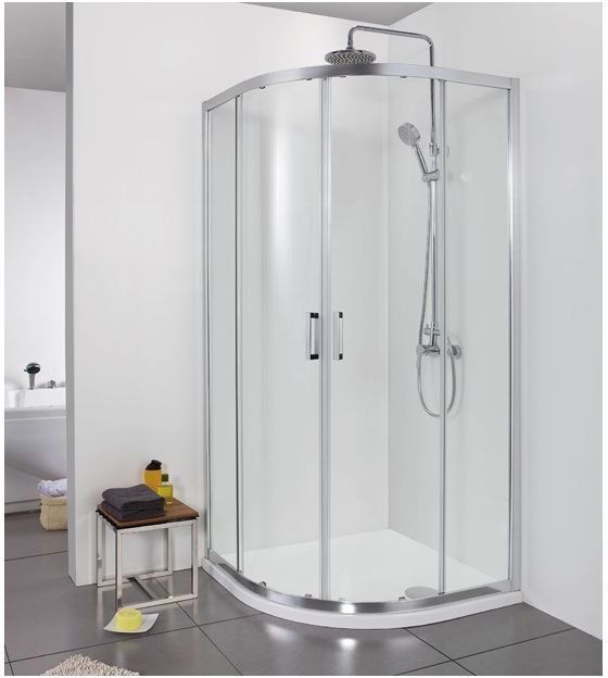 Душевой уголок Aquanet Alfa NAA2142 90x90, R550, стекло прозрачное, профиль хром