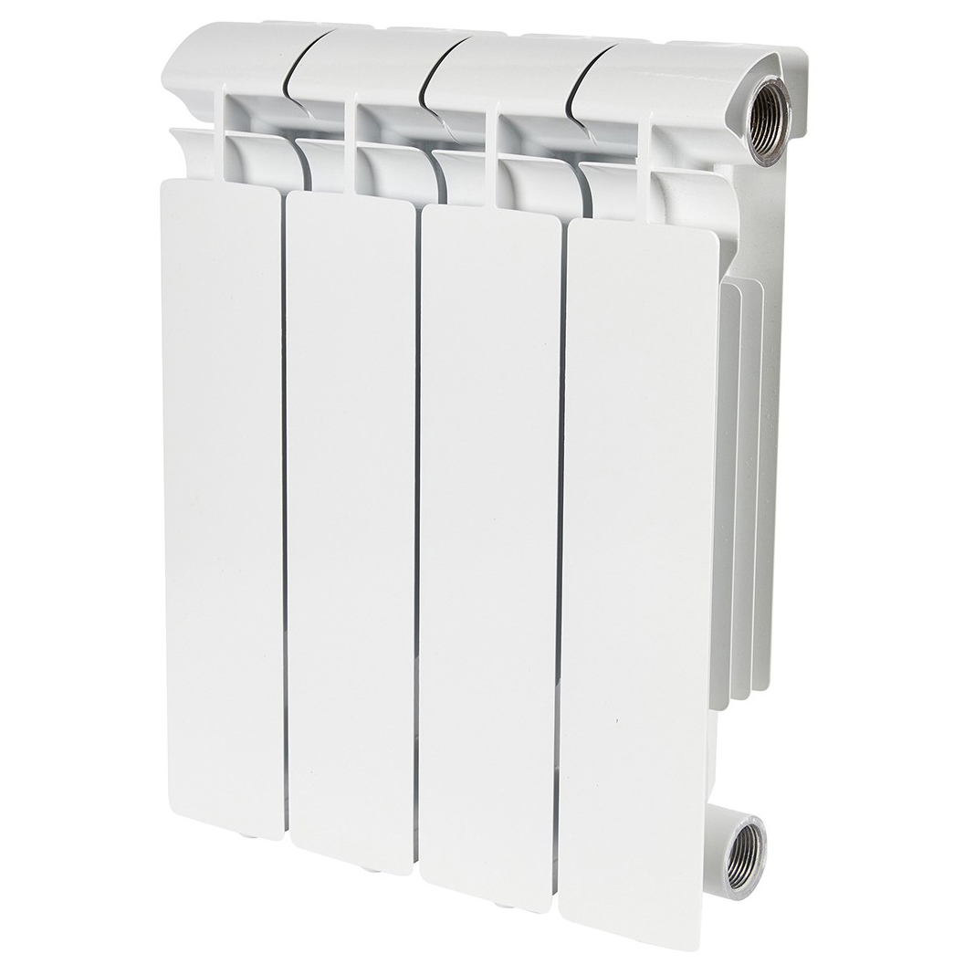 Радиатор алюминиевый Stout Alpha 350, 4 секции, боковое подключение, SRA-2310-035004