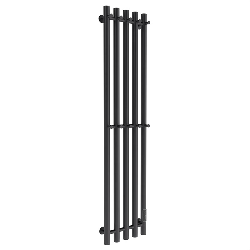 Полотенцесушитель электрический Melodia Blues Electro Ferrum 120x27 П5, 10 крючков, черный