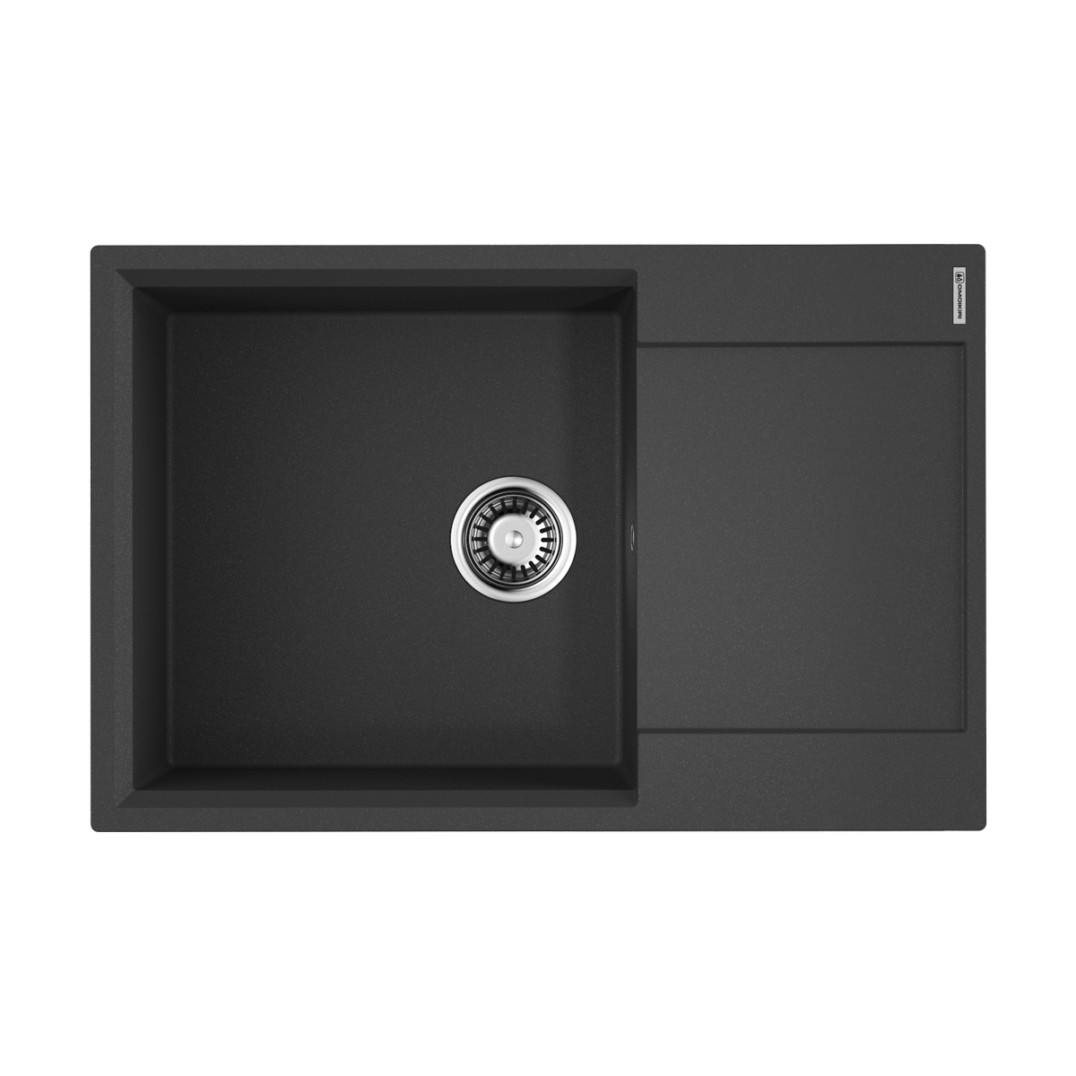 Мойка кухонная Omoikiri Daisen 78-LB-BL artgranit / черный