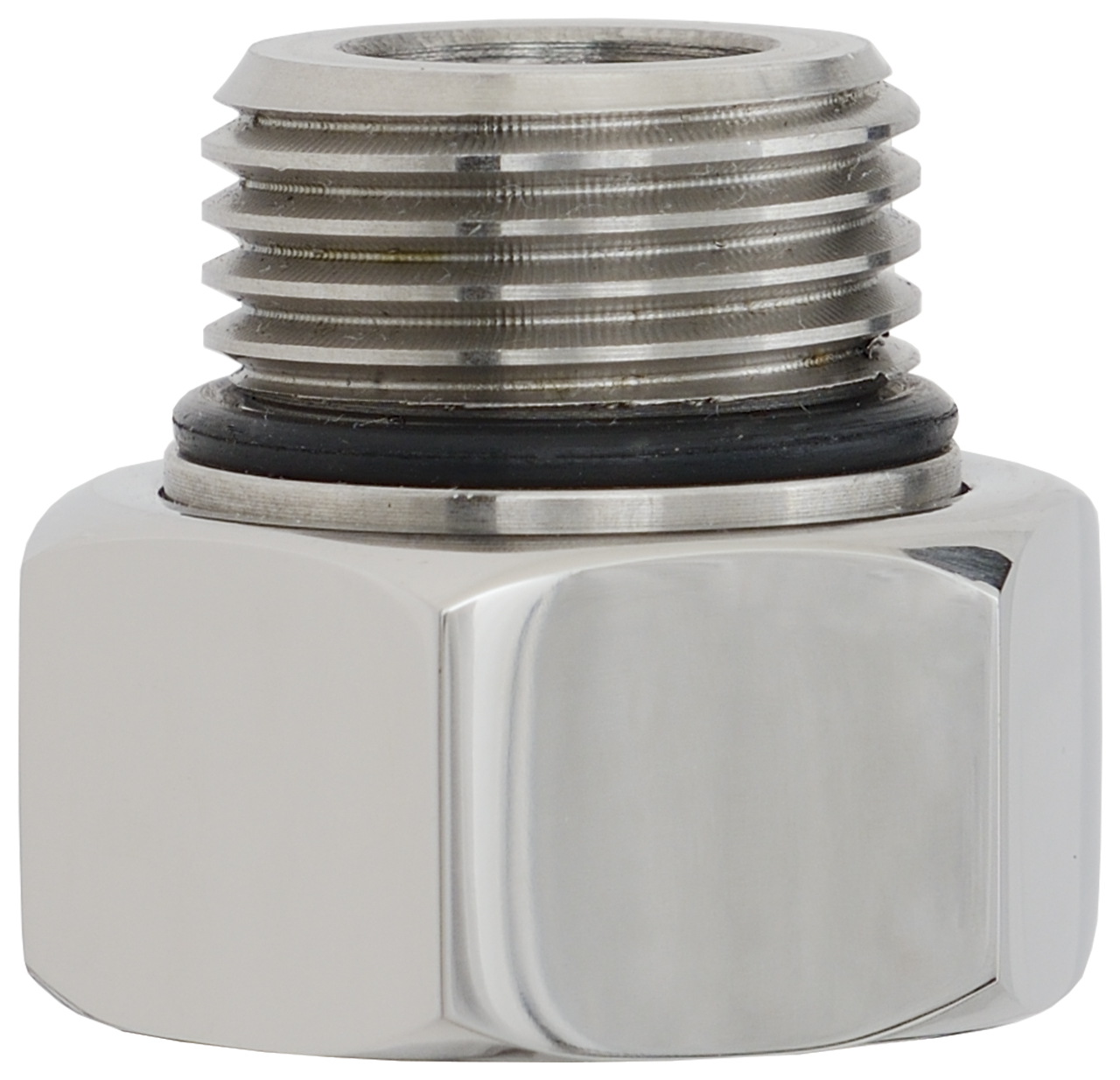 Комплект фитингов Стилье прямой G 3/4" НГ x G 1/2" НР (2 шт.), полированная нержавеющая сталь