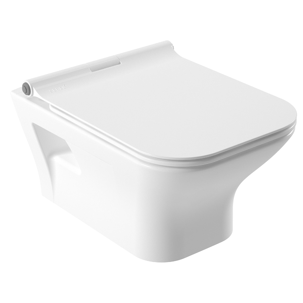 Унитаз подвесной Serel Nita NT10SL 355x520, с сиденьем микролифт, белый