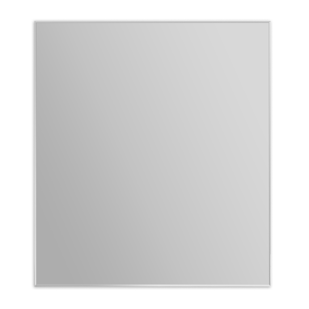 Зеркало BelBagno SPC-AL-800-900 800x20x900 в алюминиевой раме, без подсветки, сатин