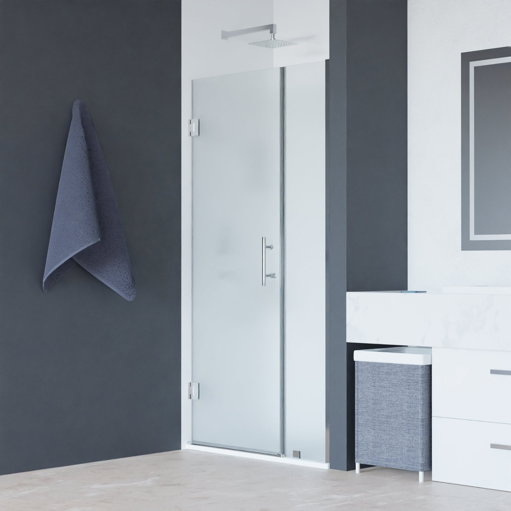 Душевая дверь RGW Hotel HO-012 распашная 90x195 см, стекло матовое-сатинат, профиль хром