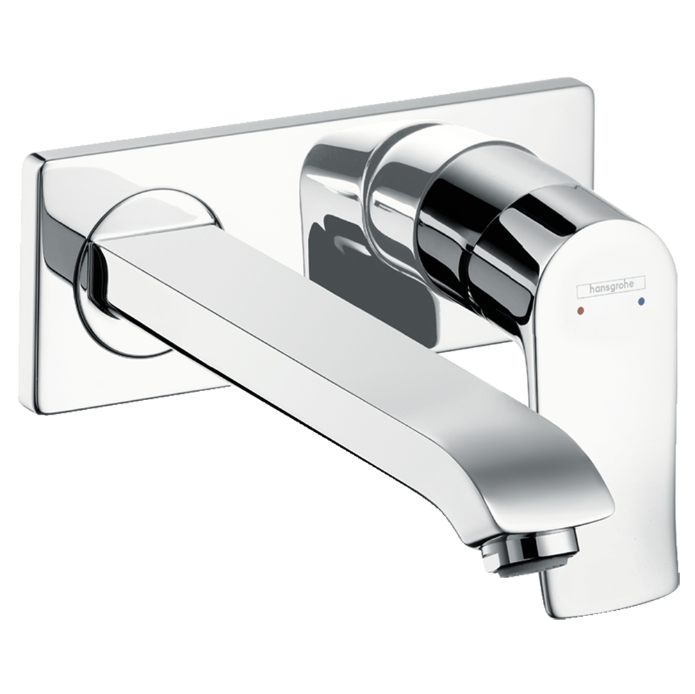 Смеситель для раковины Hansgrohe Metris 31086000 встраиваемый (внешняя часть), хром