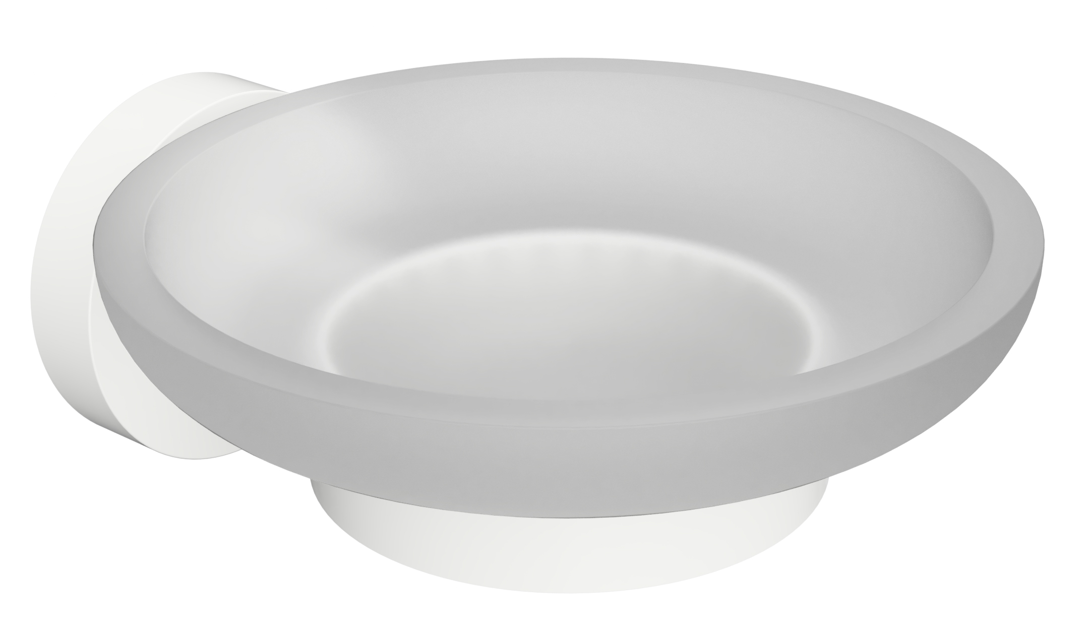 Мыльница Bemeta White 104108044 стекло матовое, белый
