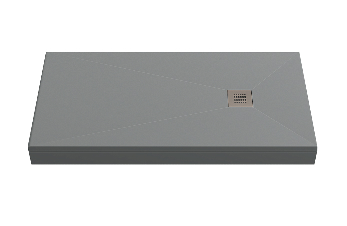 Поддон душевой Good Door Essentia 140x90, искусственный мрамор, графит