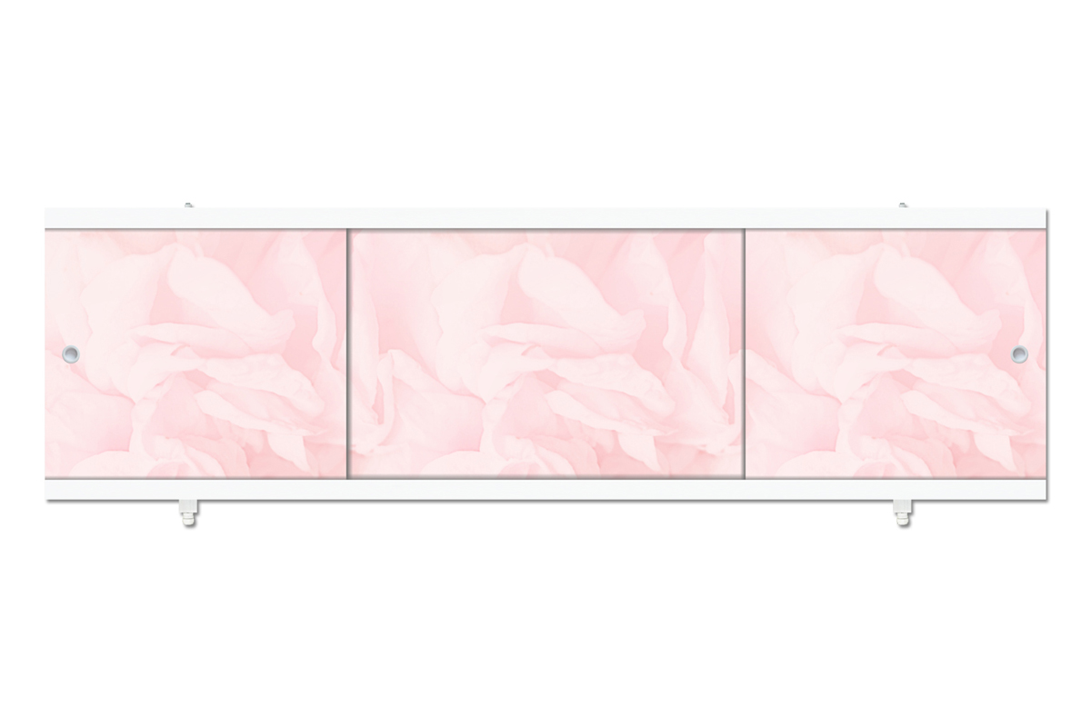 Экран под ванну Melodia Salsa 170, розовый