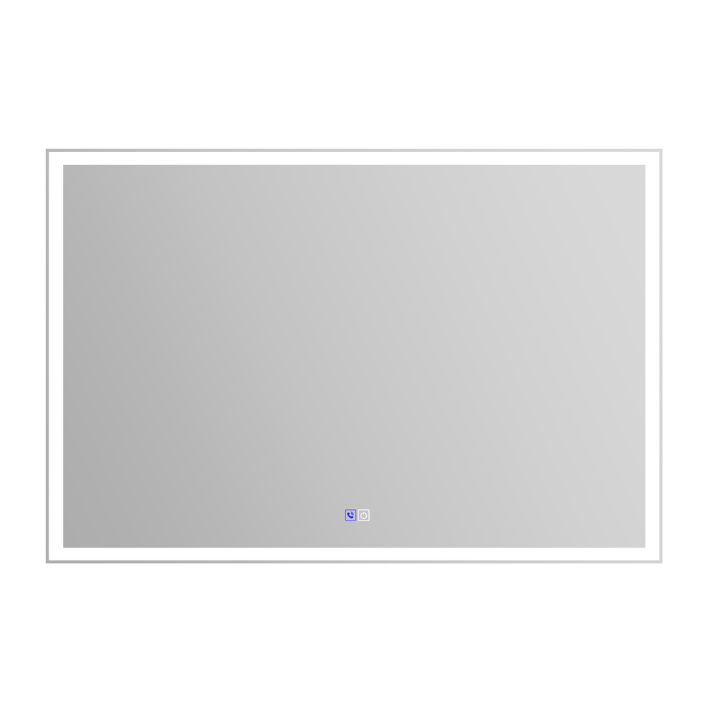 Зеркало BelBagno SPC-GRT-1200-800-LED-TCH-PHONE 1200x30x800 с встроенным светильником, сенсорным выключателем, блютуз-модулем, микрофоном и динамиками, 12W, 220-240V