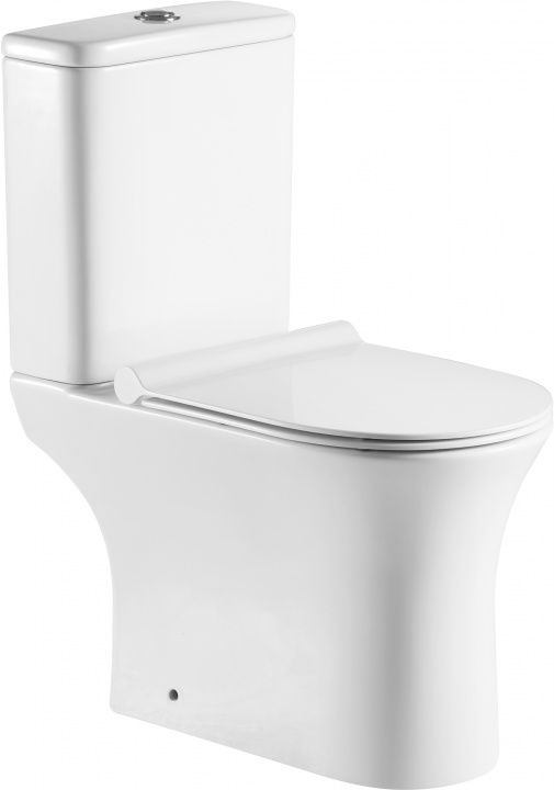 Унитаз-компакт Aquanet Rimless Roll 2-C CL-12289 безободковый