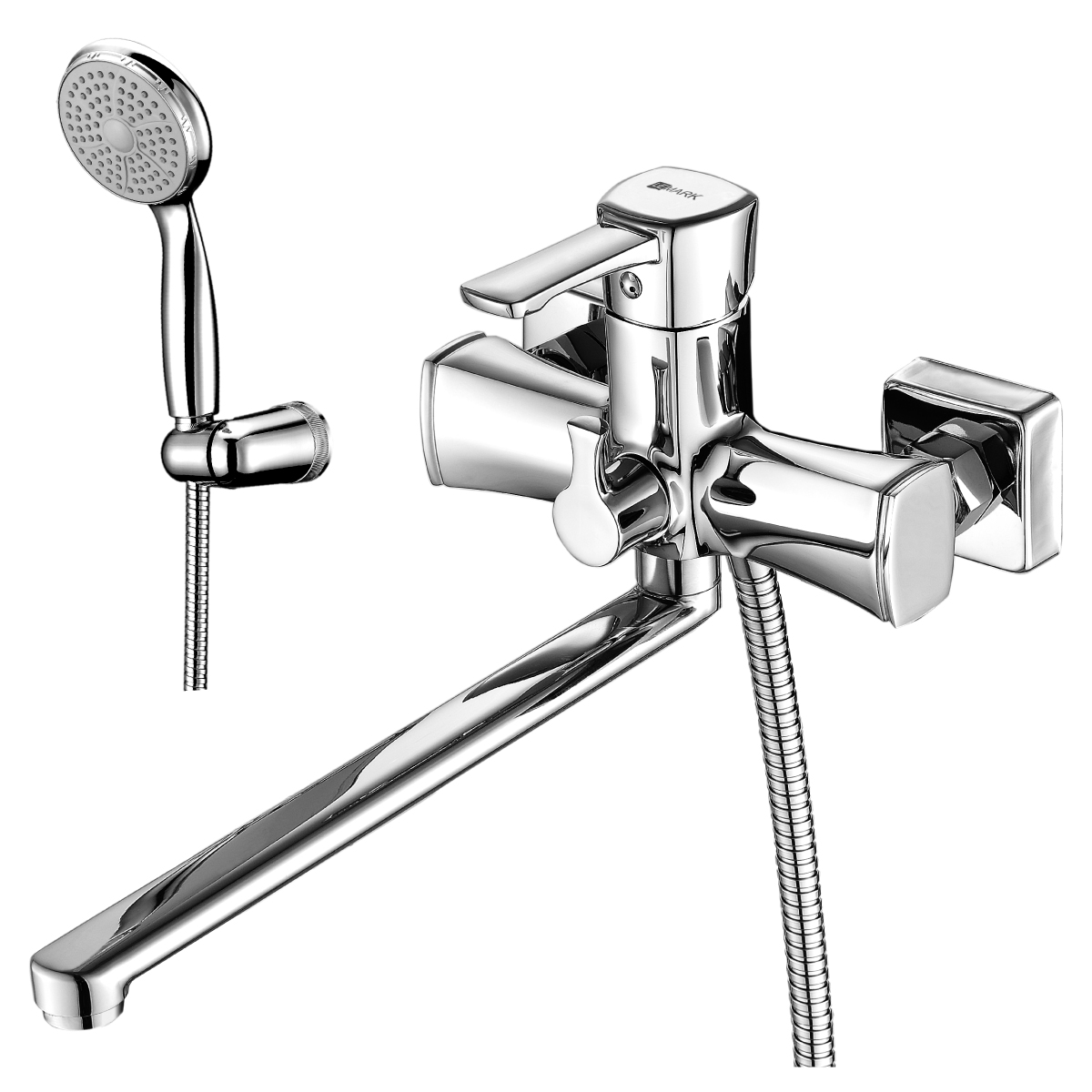 Смеситель Lemark Evitta LM0551C для ванны и душа, универсальный, хром