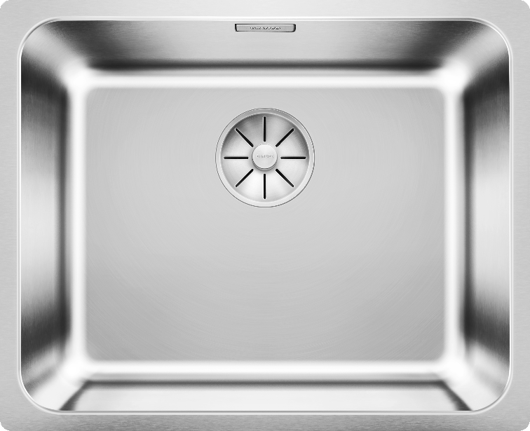 Мойка кухонная Blanco Solis 500-U с отводной арматурой, полированная сталь