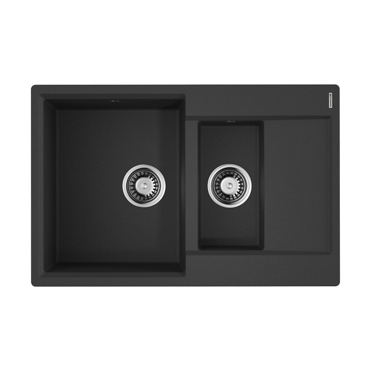 Мойка кухонная Omoikiri Daisen 78-2-BL artgranit / черный