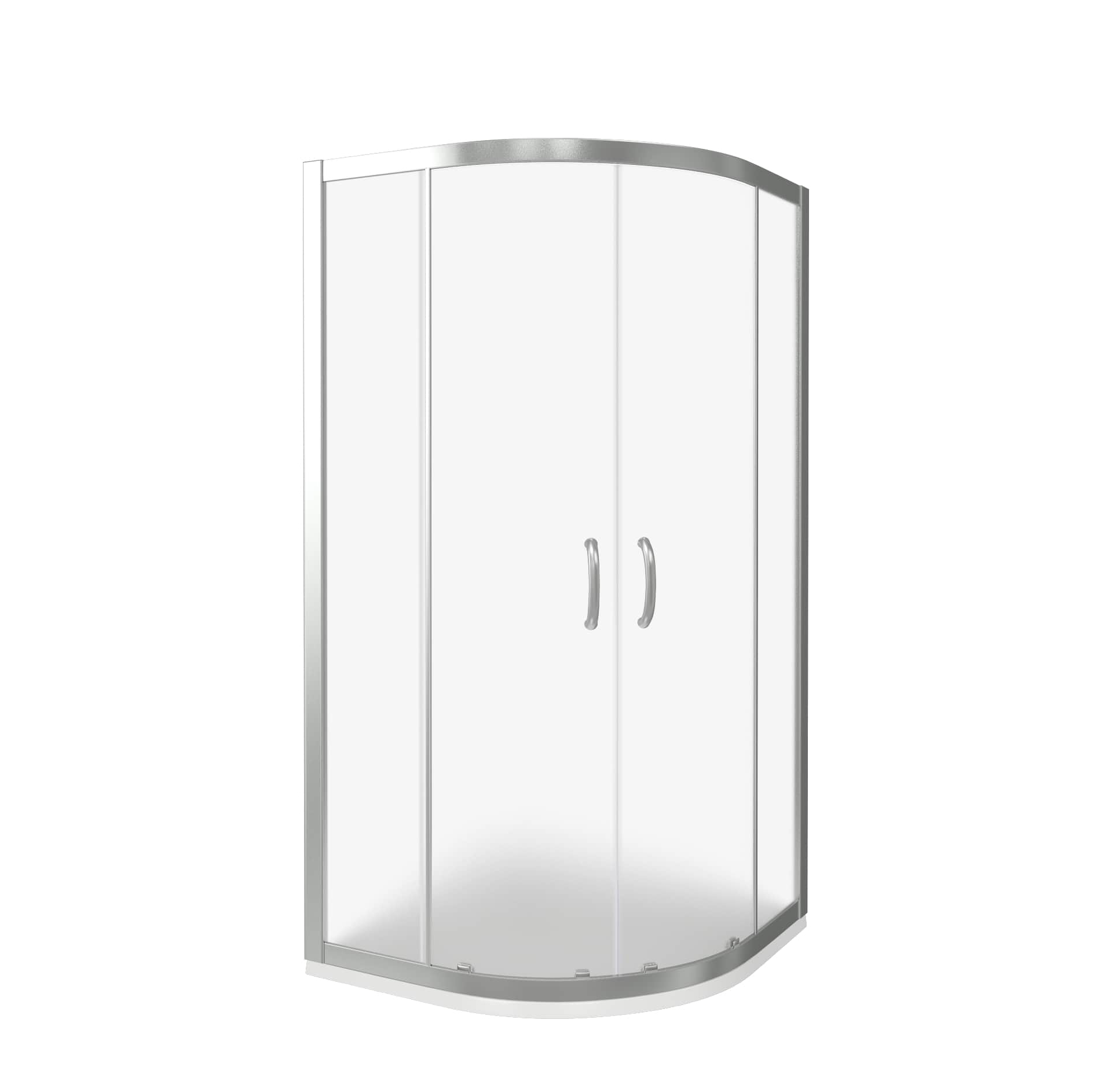 Душевой уголок Good Door Infinity R-120-G-CH  профиль хром, стекло матовое