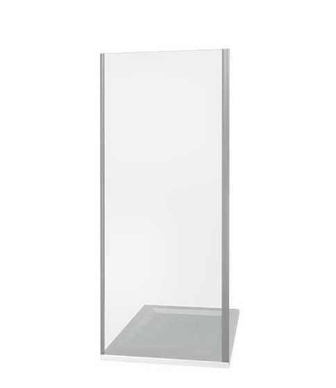 Стенка боковая Good Door Infinity SP-100-C-CH  профиль хром, стекло прозрачное