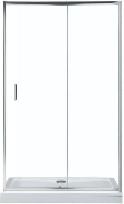 Душевая дверь Aquanet SD-1200A 120, стекло прозрачное, профиль хром