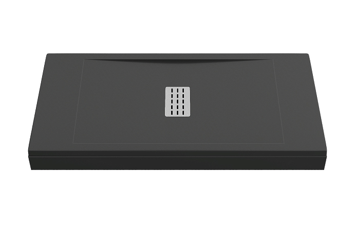 Поддон душевой Good Door Flow 160x70, искусственный мрамор, черный
