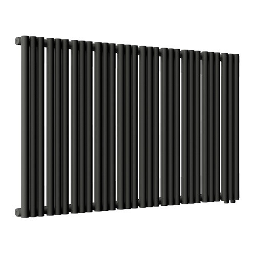 Радиатор стальной Empatiko Takt R1-1192-500 Coal Black 1192x536 30 секций, вертикальный 1-трубчатый, нижнее правое подключение, черный угольный