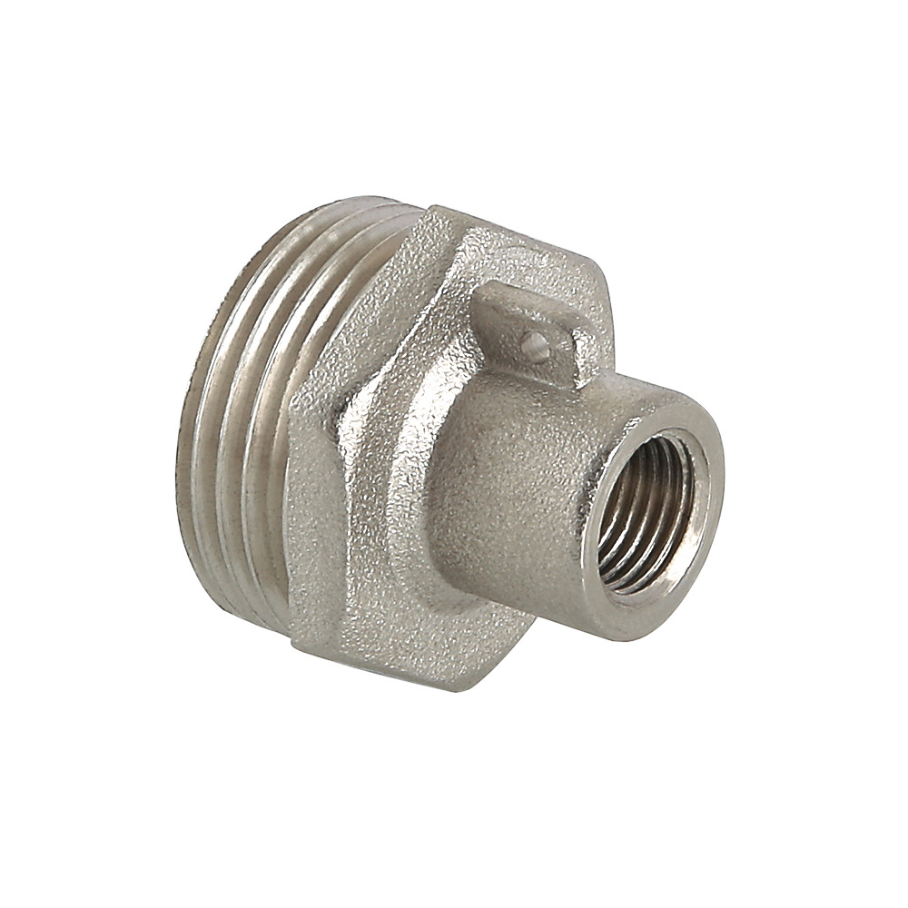 Переходник Valtec для подключения датчика температуры M10 x 1" НР, латунный, VTr.424.N.M006