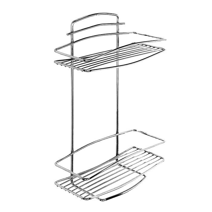 Полка Milardo Shelf 212W020M44 12, двухъярусная прямая, проволока стальная, хром