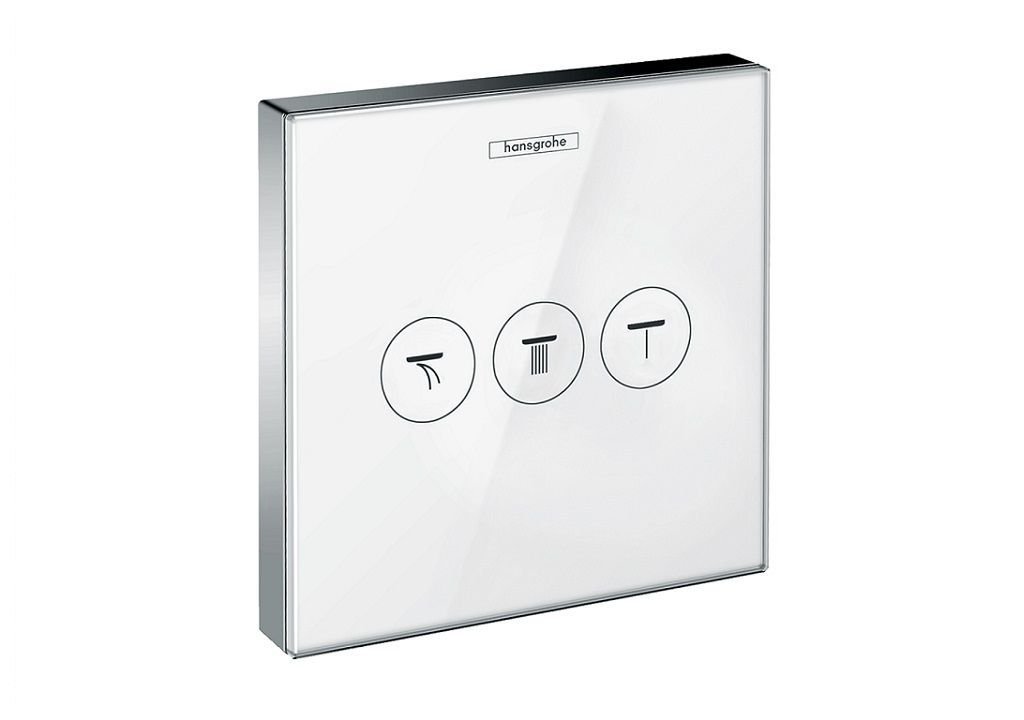 Перключатель потоков Hansgrohe ShowerSelect 15736400, белый матовый / хром глянцевый