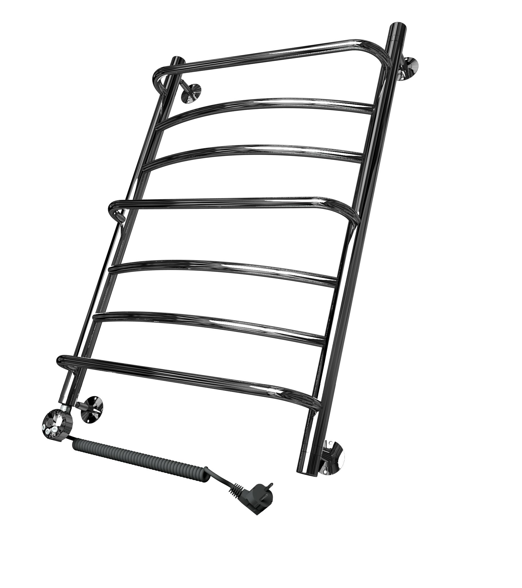 Полотенцесушитель электрический Двин Q tribus electro 1200x500, ТЭН слева