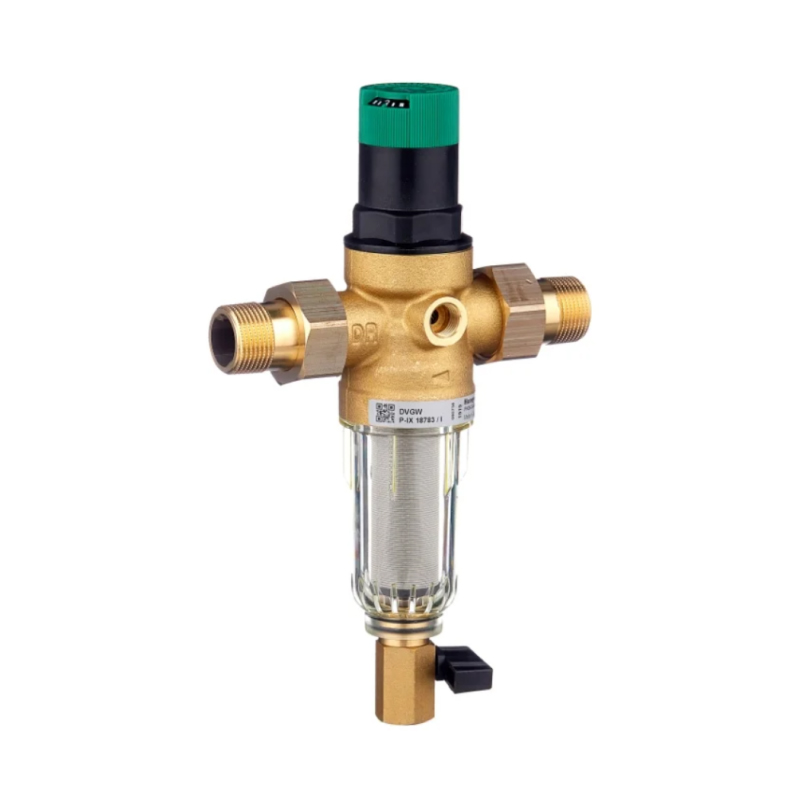 Фильтр сетчатый промывной Honeywell FK06-1/2AABRU комбинированный с клапаном понижения давления