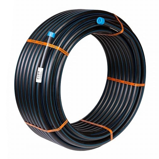 Труба ПНД Джилекс Хит PE100 25x1,6 PN 10 для питьевой воды, бухта 50 м
