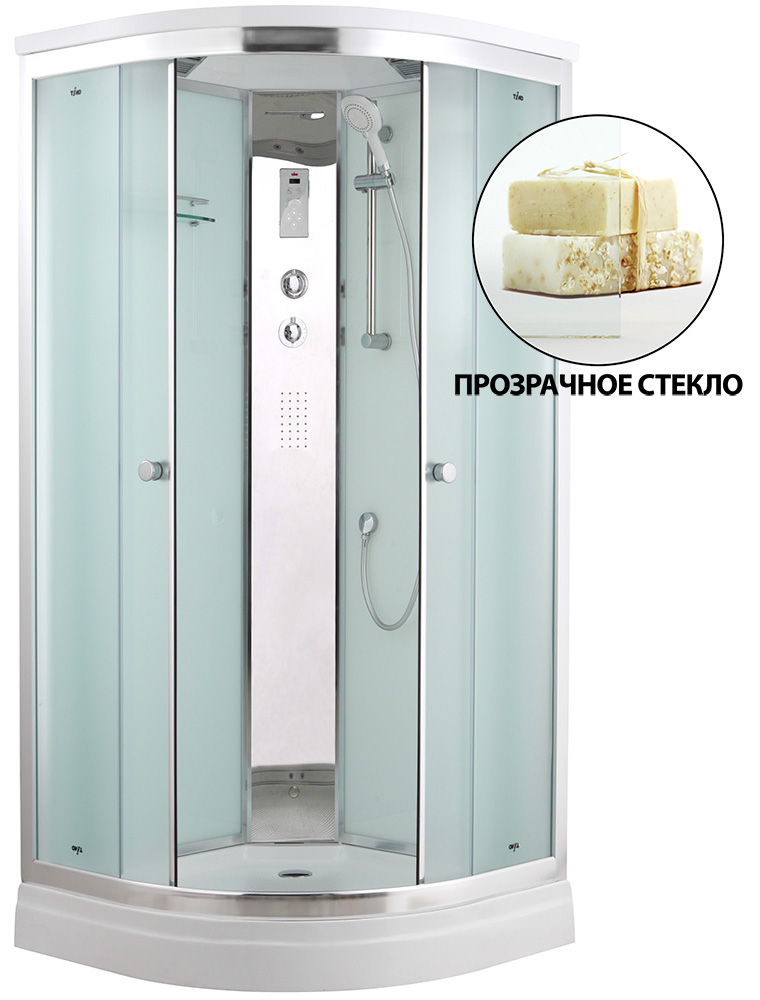 Душевая кабина Timo Comfort T-8809C 90x90 см с гидромассажем