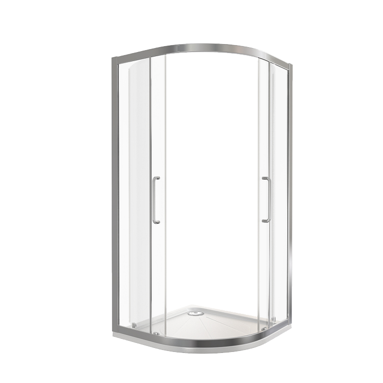 Душевой уголок Good Door Neo R-100-С-CH профиль хром, стекло прозрачное