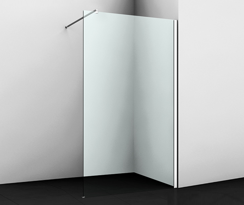 Душевая перегородка Wasserkraft Rossel 28W39 90x200, стекло прозрачное / профиль серебро