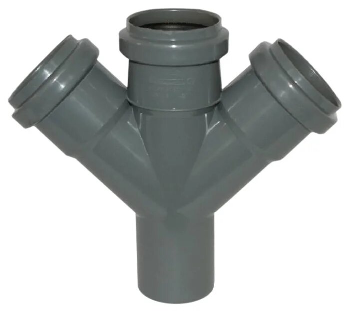 Крестовина внутренняя Синикон Pipe Lite 50x50x50 мм 45° одноплоскостная трехраструбная