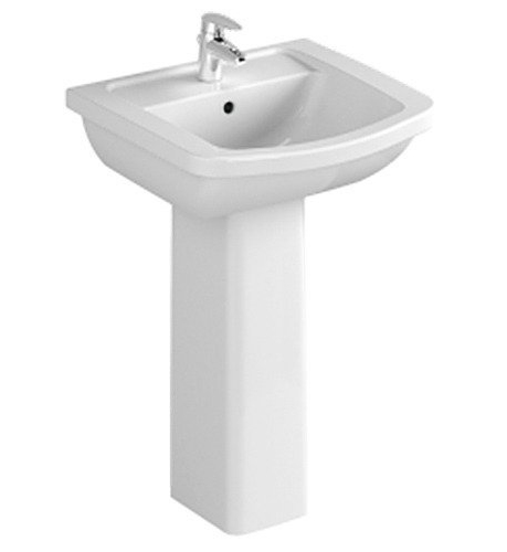 Комплект VitrA Form 300 9602B003-7650 раковина 550x475 с пьедесталом, белый