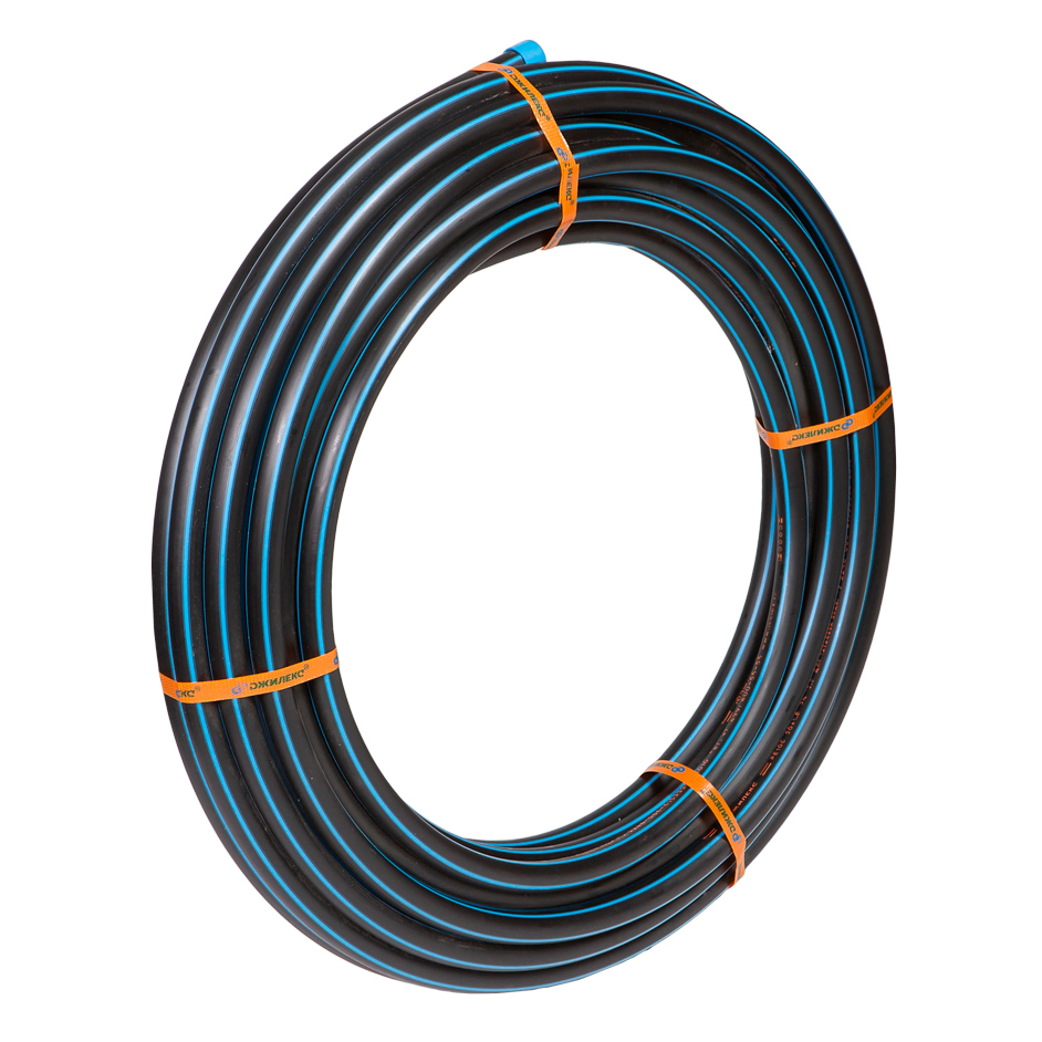 Труба ПНД Джилекс PE100 20x1,8 PN 12,5 для питьевой воды, бухта 20 м