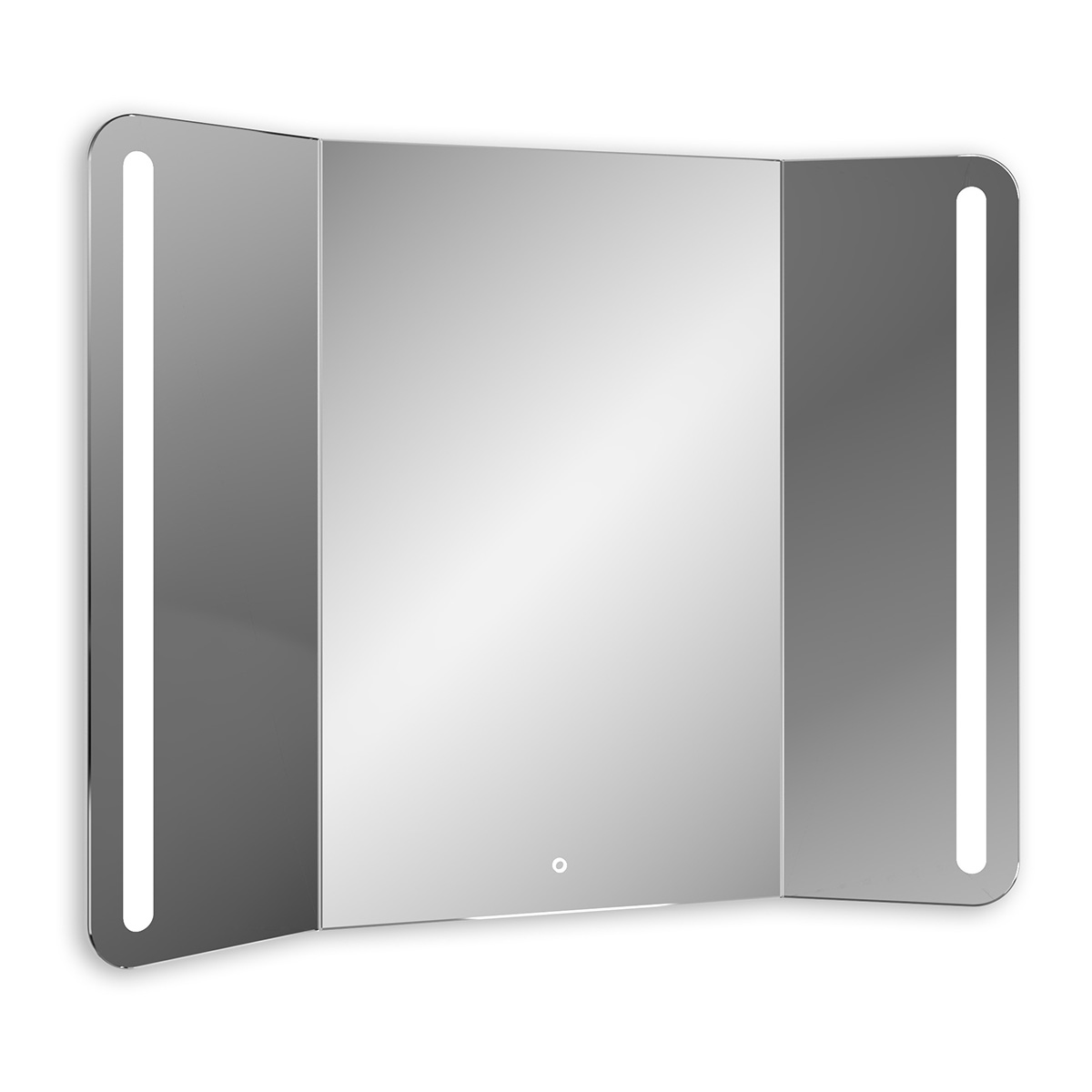 Зеркало Continent Трюмо 1000x800 в раме, с LED подсветкой