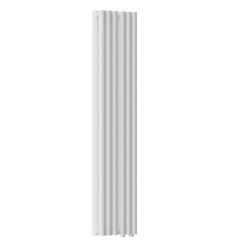 Радиатор стальной Empatiko Takt LR2-232-1750 Silk White 232x1786 12 секций, вертикальный 2-трубчатый, нижнее подключение, белый шелковистый