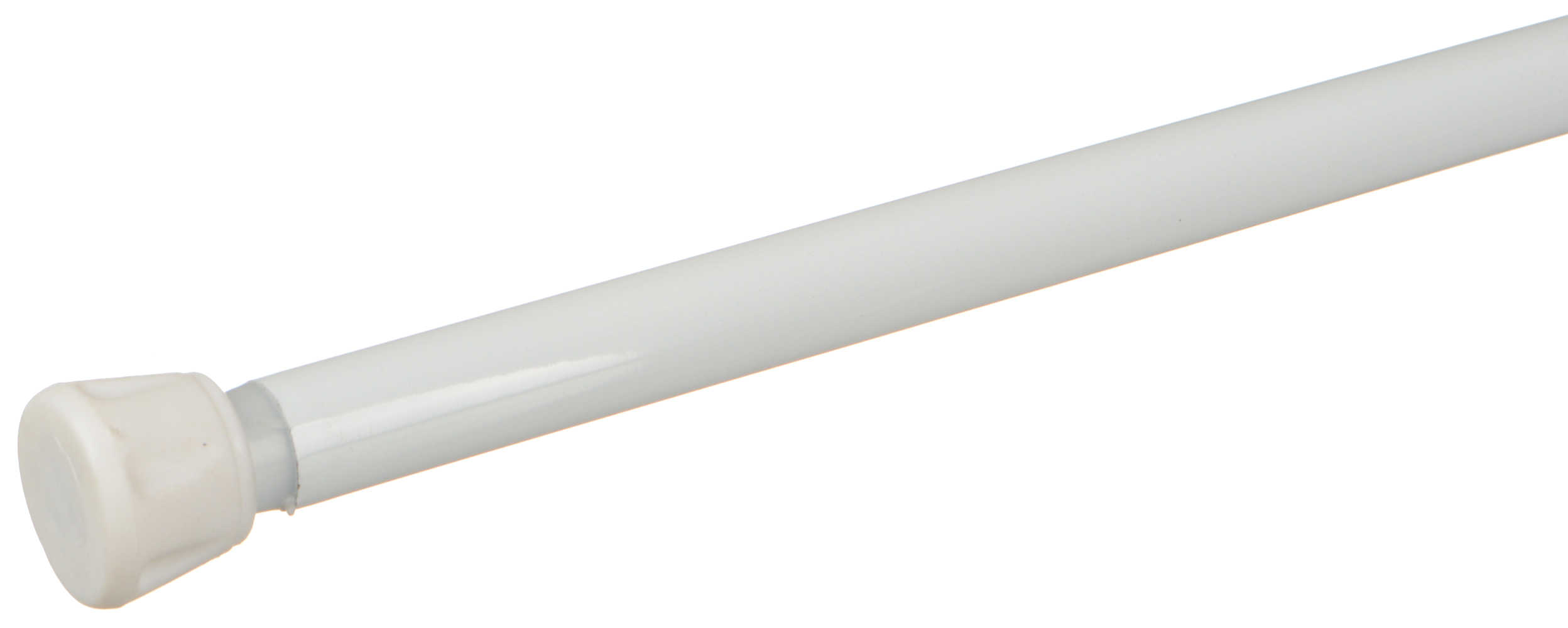 Карниз для ванны Melodia Interlock 110-200 см, алюминий / белый