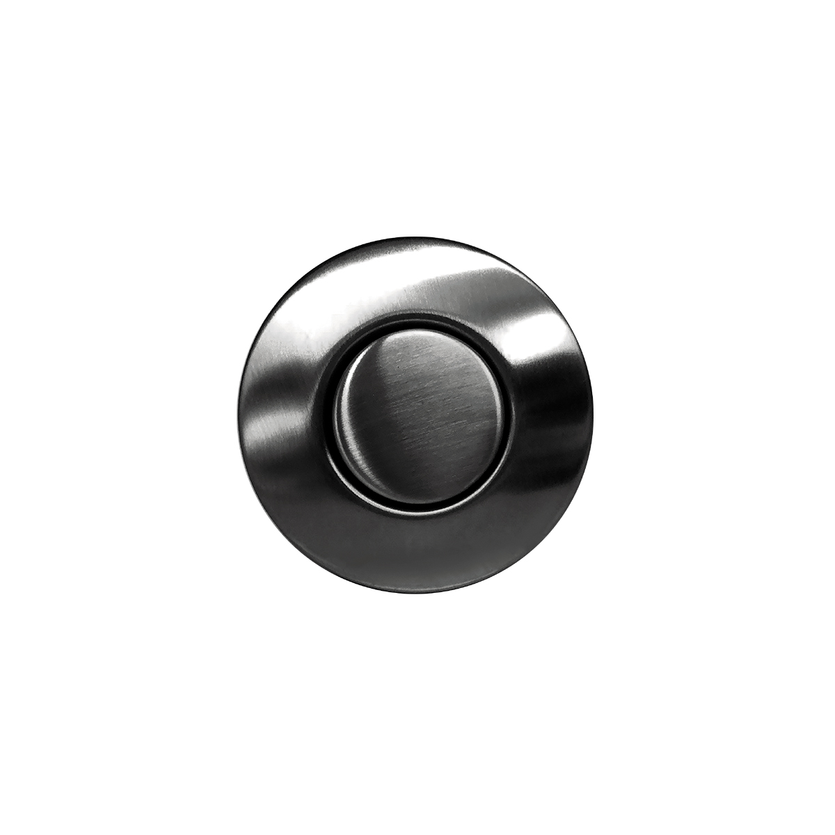 Кнопка Omoikiri SW-01-GM для включения/выключения измельчителя, пневматическая, вороненая сталь