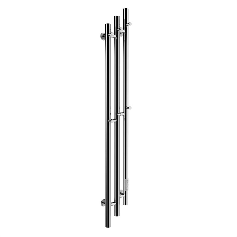 Полотенцесушитель электрический Melodia Blues Cascade Electro 150x15 П3, 8 крючков, хром