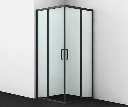 Душевой уголок Wasserkraft Dill 61S03 90x90x200, стекло прозрачное / профиль черный