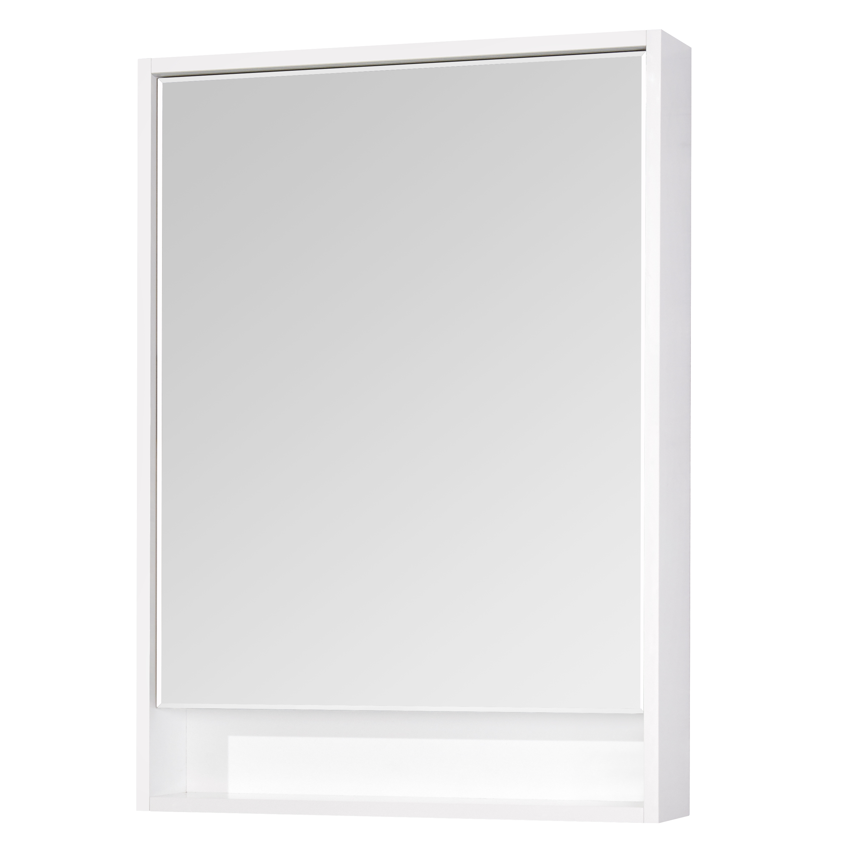 Шкаф зеркальный Aquaton Капри 60 белый глянец