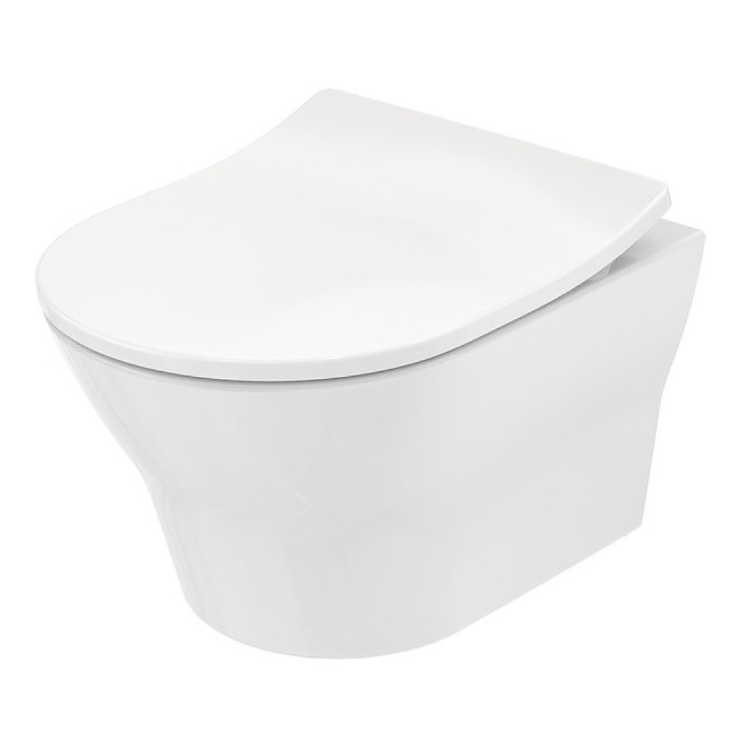 Унитаз подвесной Toto MH CW162Y+TC514G 394x530x339 мм, безободковый, с сиденьем WC seat микролифт