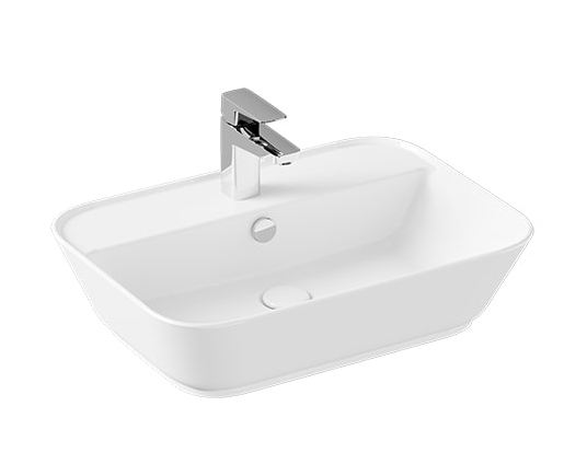 Раковина VitrA Geo 7426B003-0001 595x425, белый